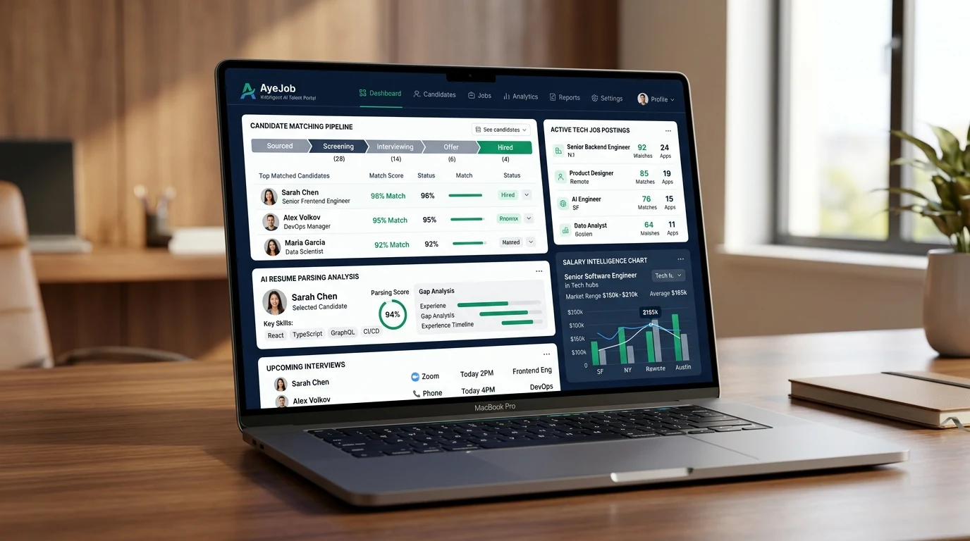 AyeJob Interface SaaS